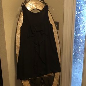 Low back dress with bow